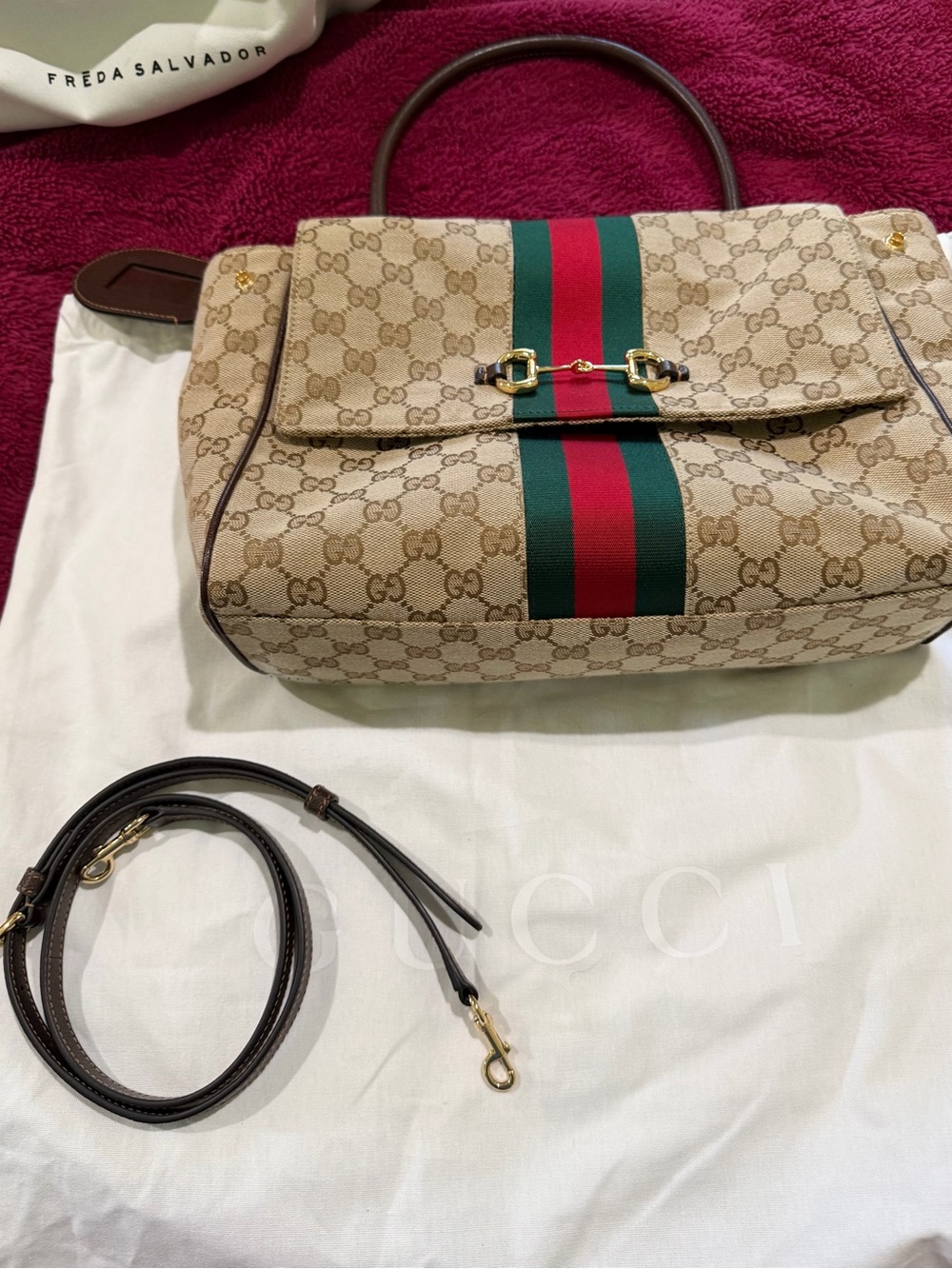 Like New Gucci Medium Paparazzo  top handle bag